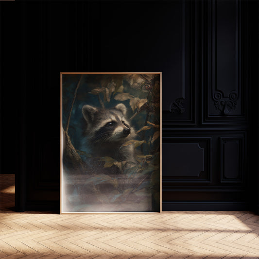 Twilight Scout Among Autumn Leaves