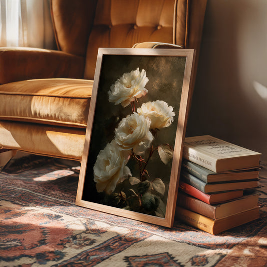 Pale Blooms Against Darkness Speak
