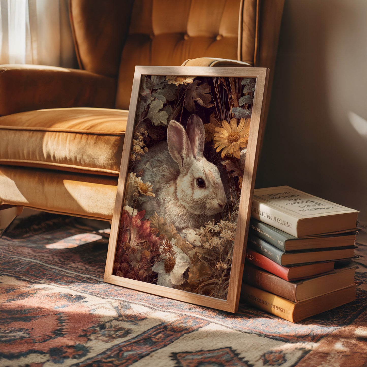 Autumn Blooms Hide Gentle Watcher