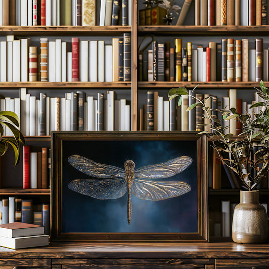 Golden Wings Among Literary Treasures
