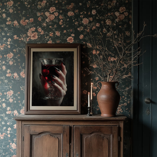Crimson Secrets In Crystal Glass