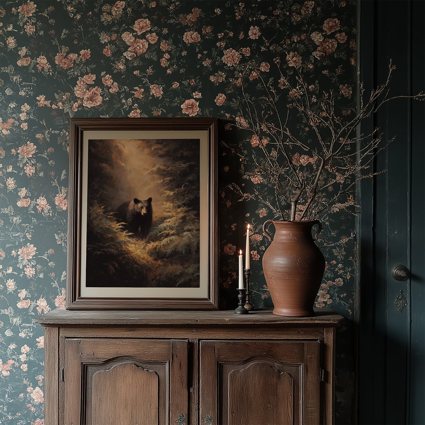 Forest Keeper Emerges At Dawn