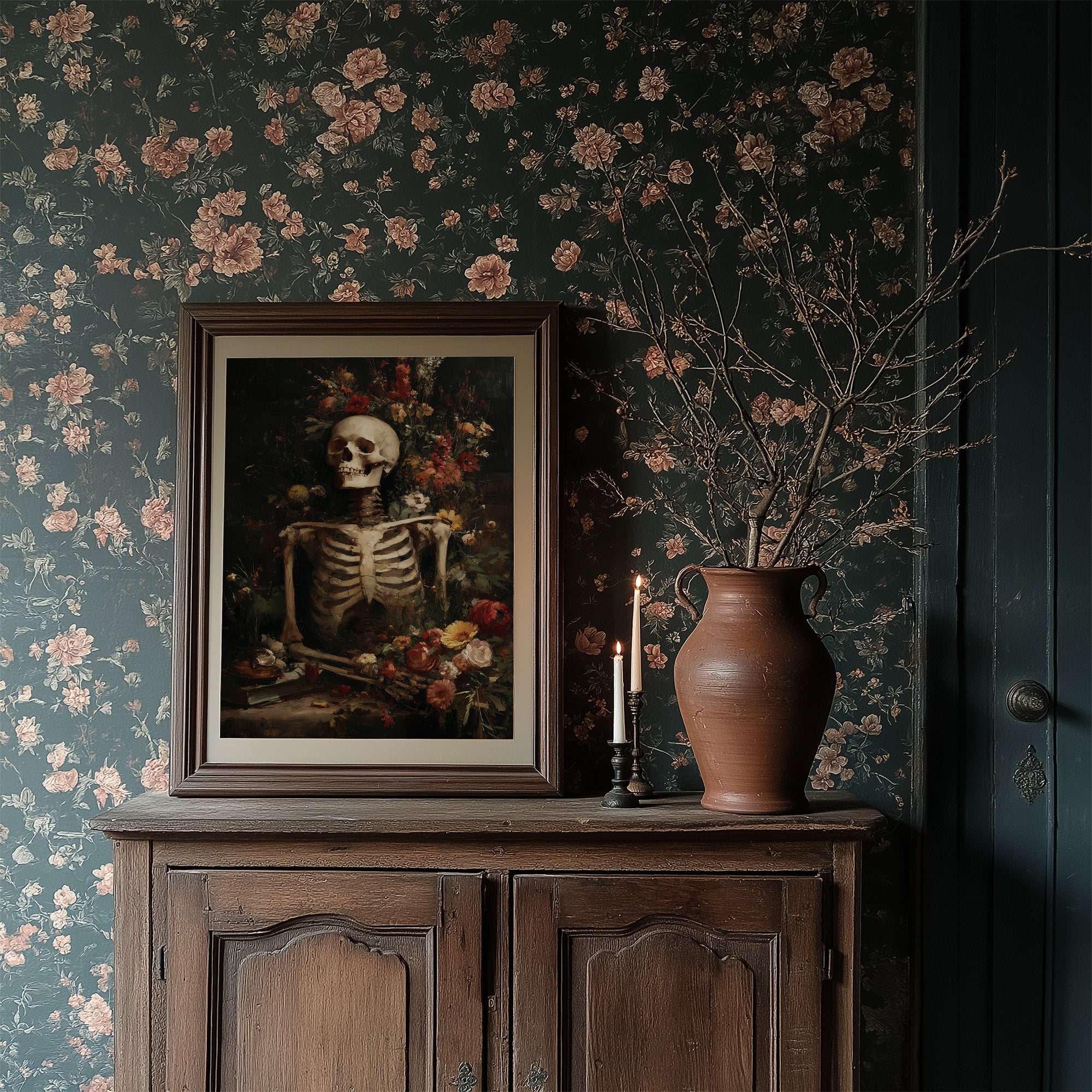 Blooms Against Mortality's Frame