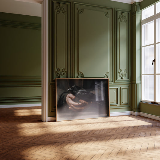 Raven's Trust In Human Hands