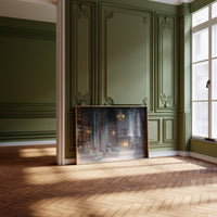 Fireside Scholars Await Evening Tales