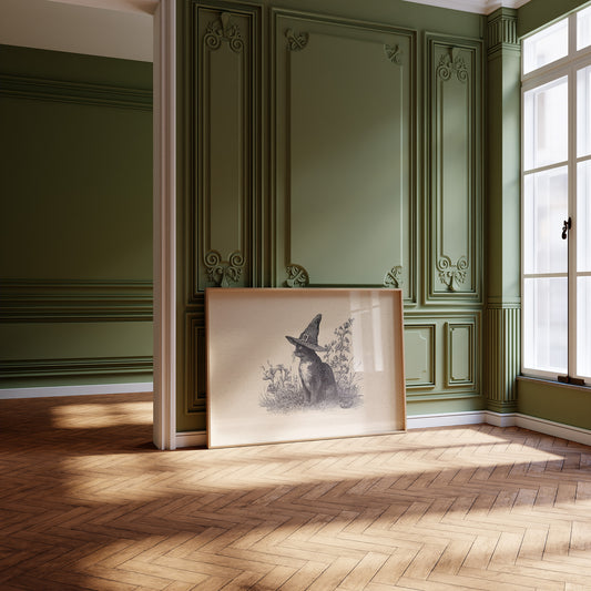 Feline Sorcery Among Meadow Herbs