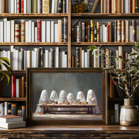 Spectral Feast Among Literary Worlds