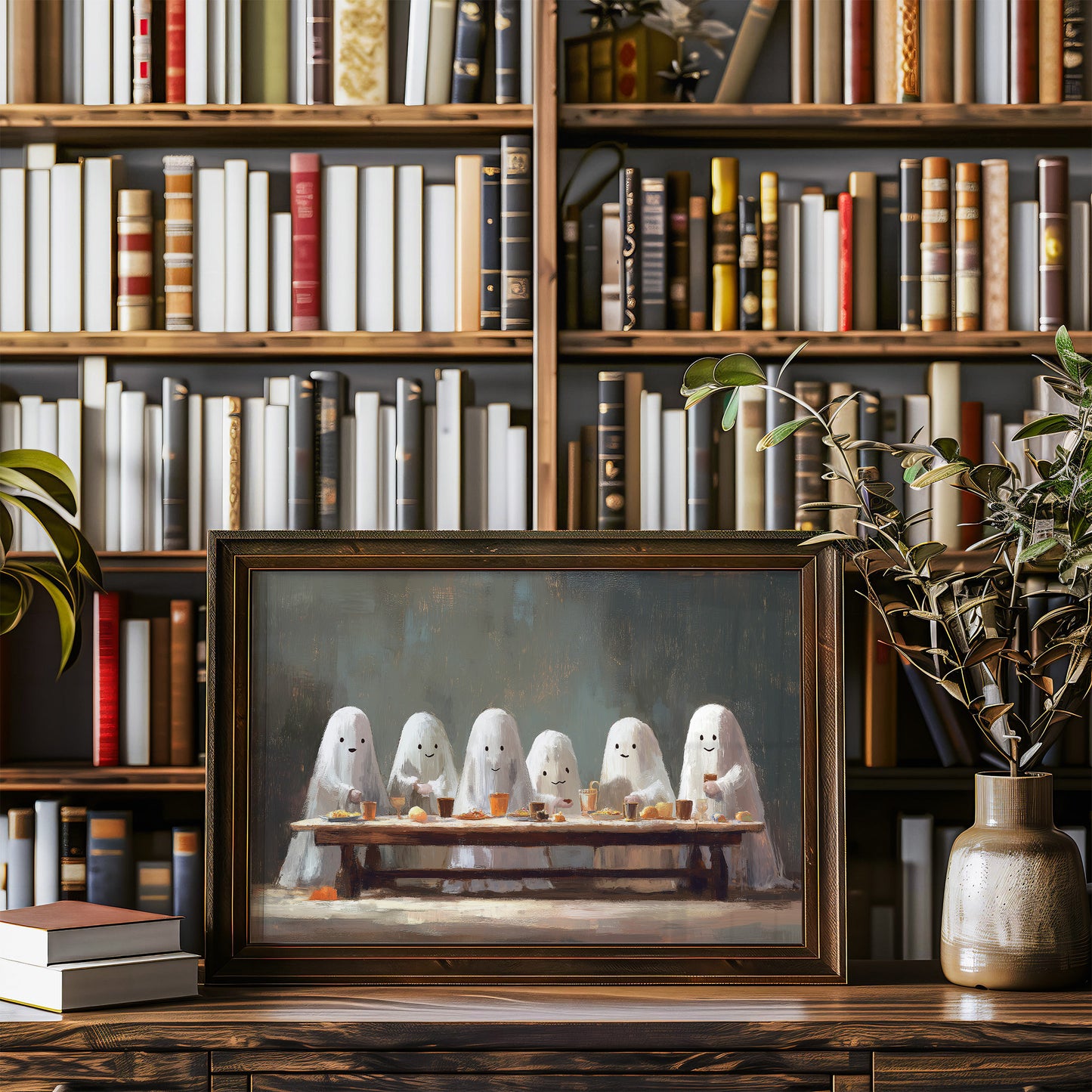 Spectral Feast Among Literary Worlds