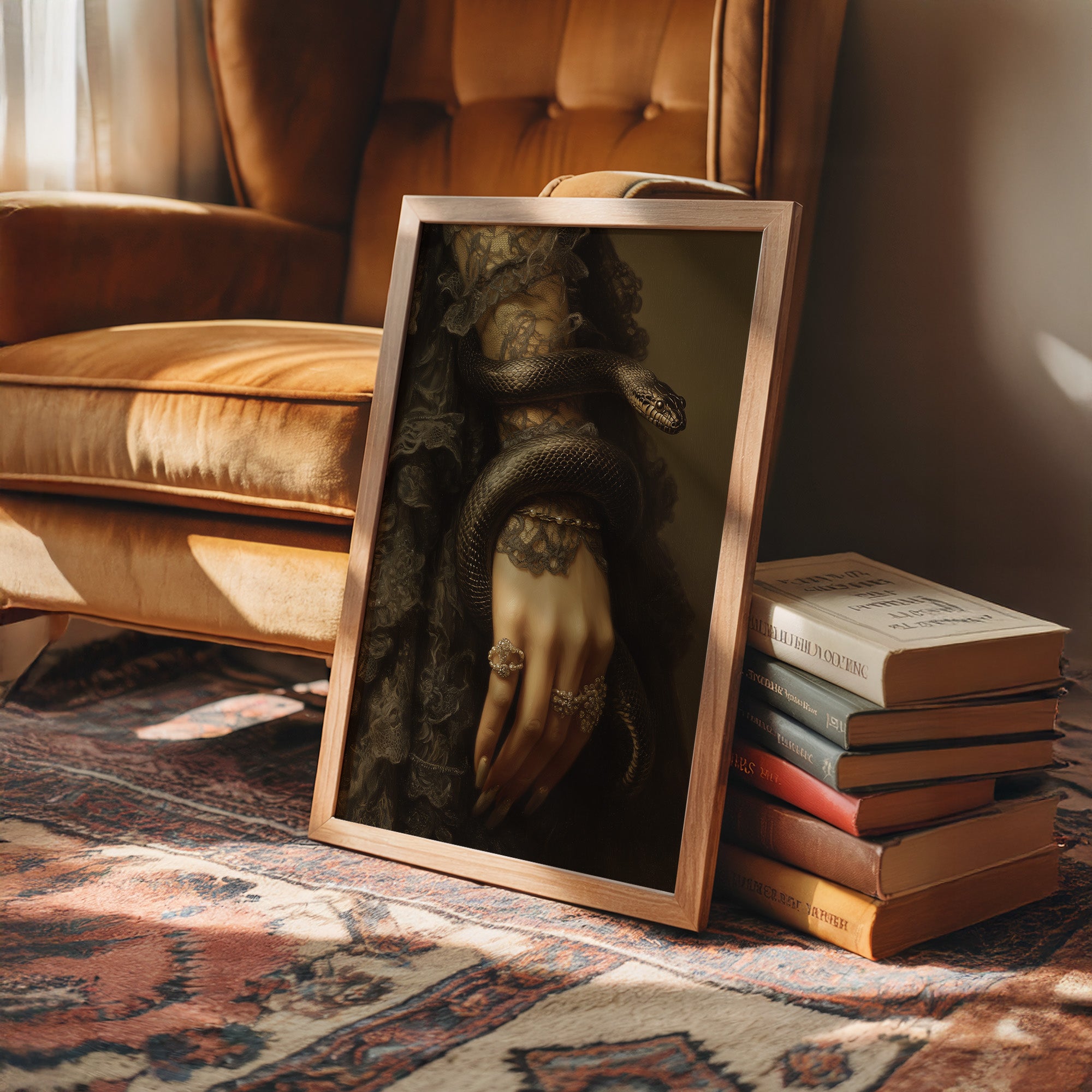 Temptation Coils Through Ancient Lace