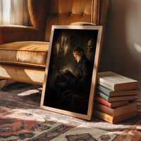 Ancient Tomes By Candlelight Glow