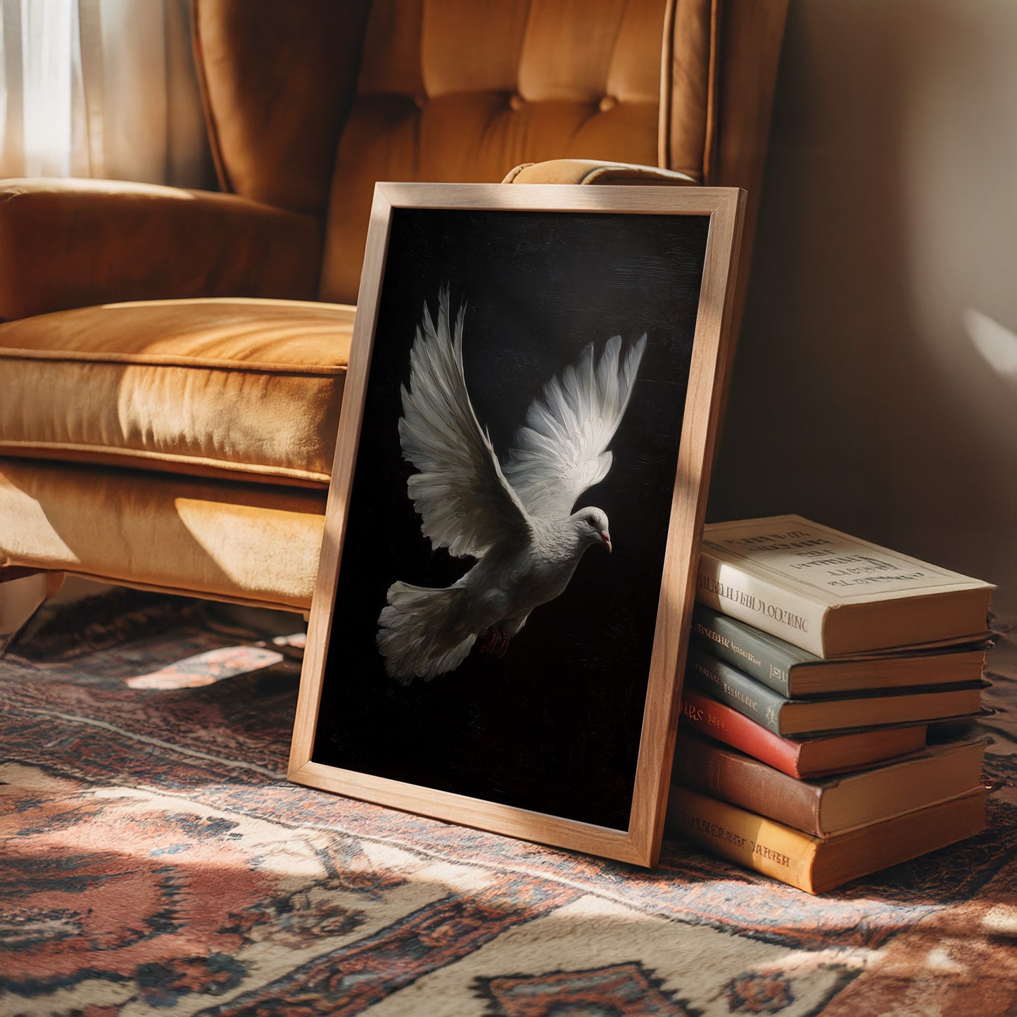 Flight Against Midnight's Canvas