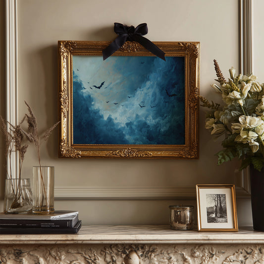 Birds Dance Through Storm Clouds