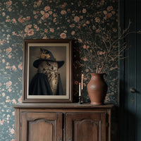 Midnight Sage With Amber Eyes