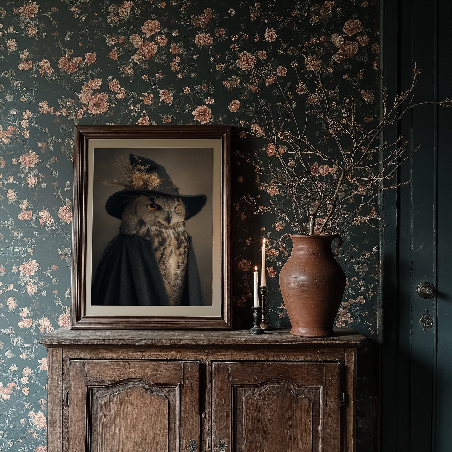 Midnight Sage With Amber Eyes