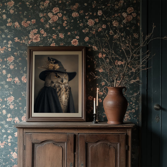 Midnight Sage With Amber Eyes