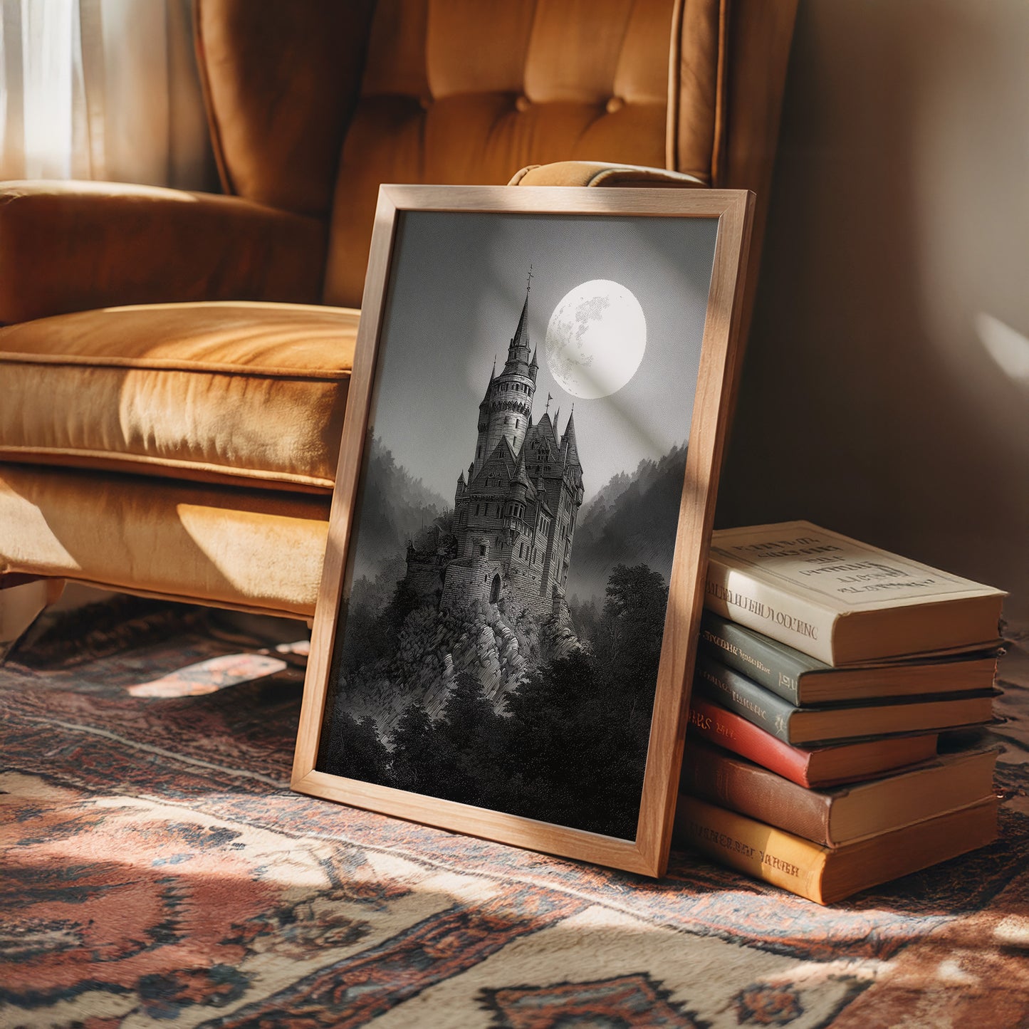 Castle Beneath Midnight's Glow