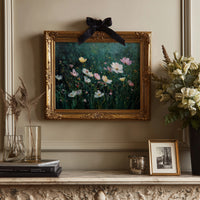 Cosmos Dance Against Forest Depths