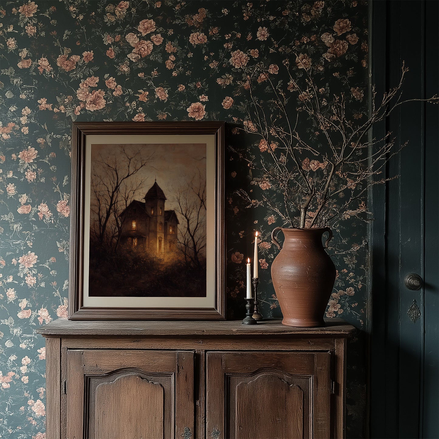 Amber Windows Pierce Autumn Fog