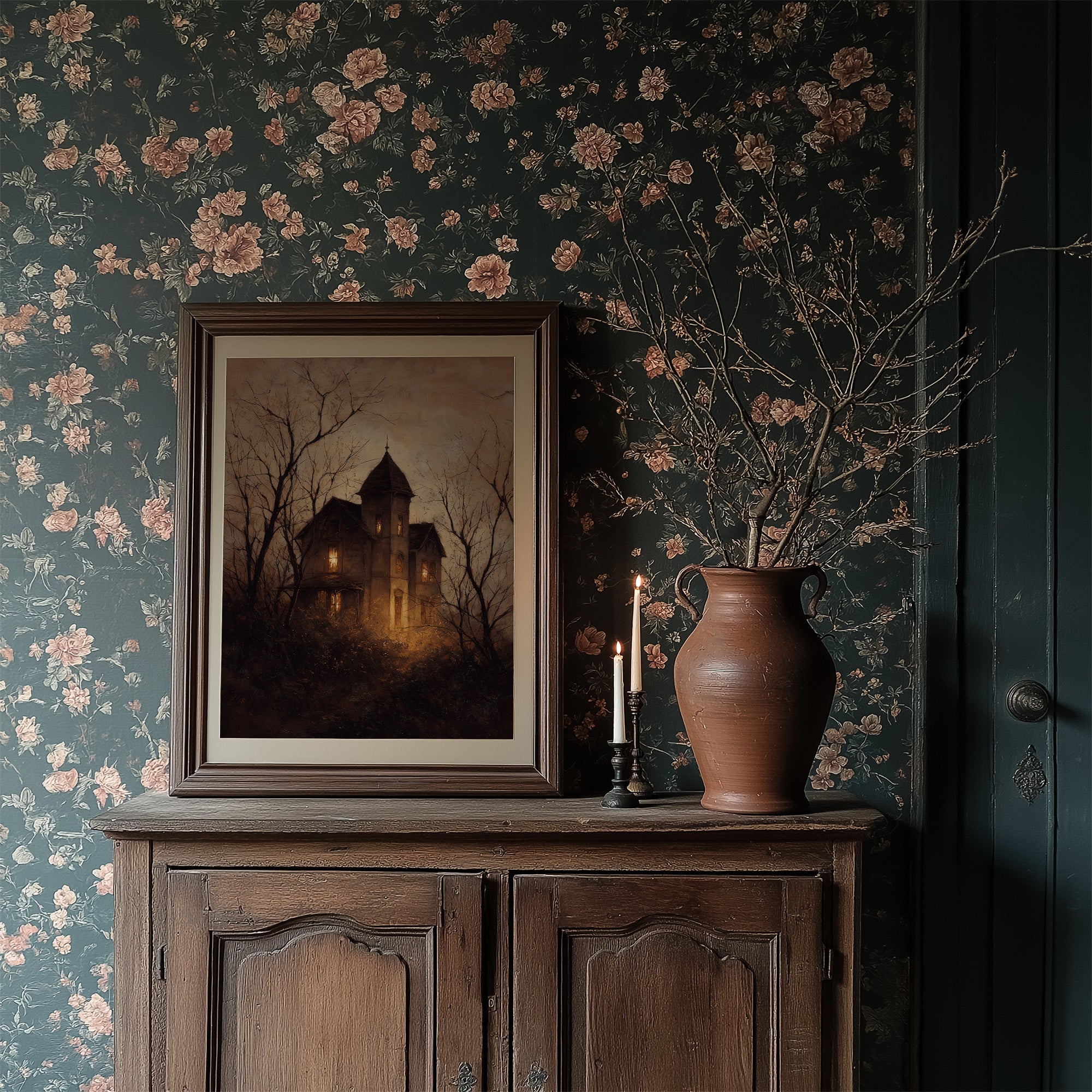 Amber Windows Pierce Autumn Fog