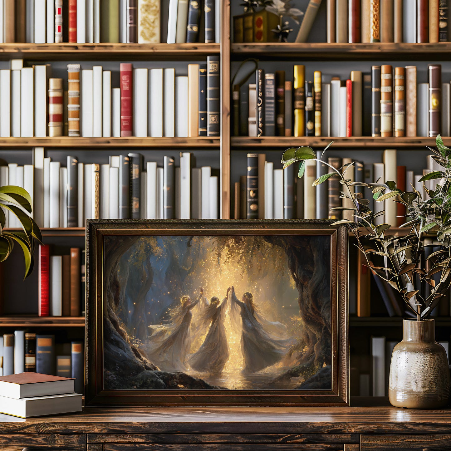 Ancient Dance In Golden Light