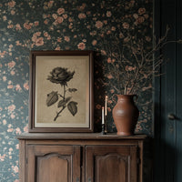 Faded Bloom In Midnight Parlor