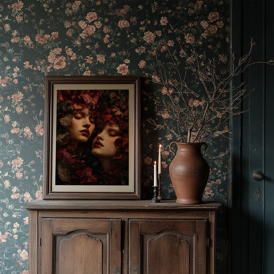 Crimson Petals Between Dreams