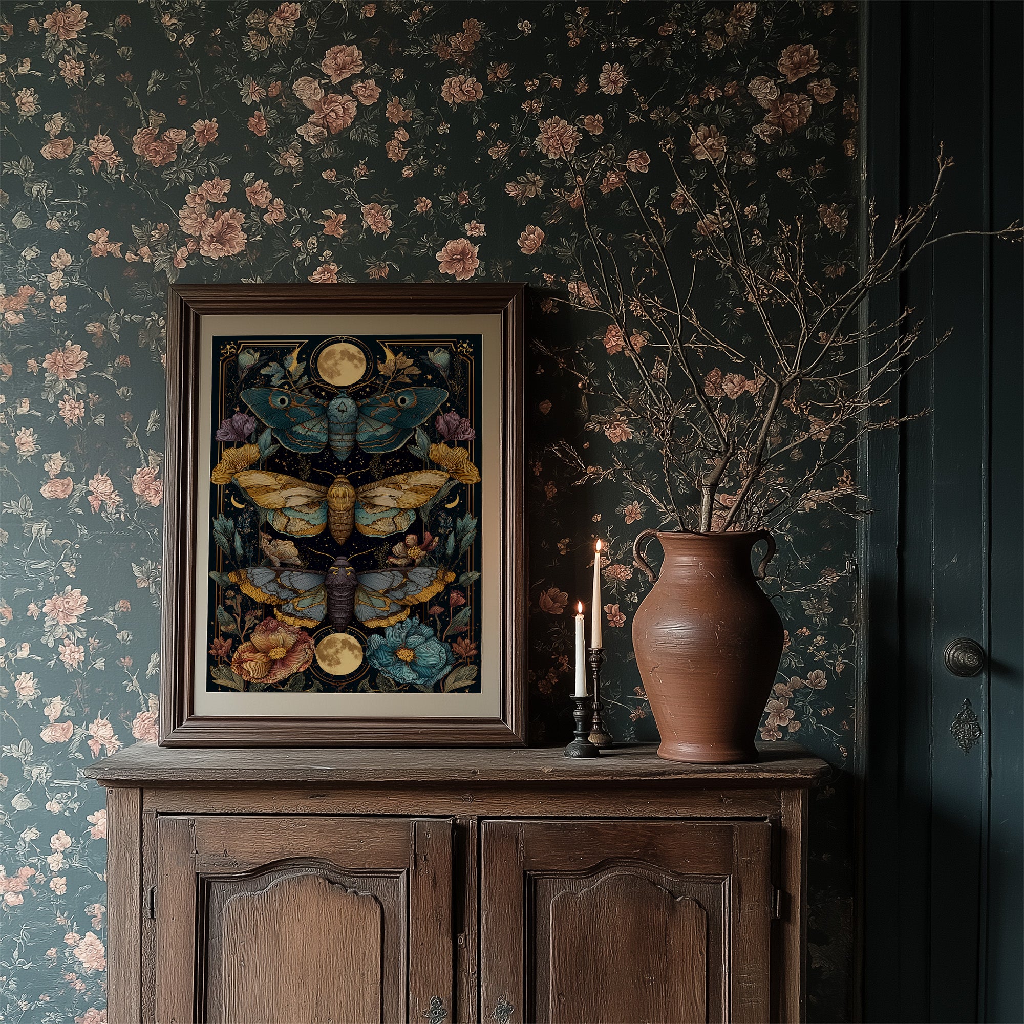 Midnight Moths Chase Celestial Dreams