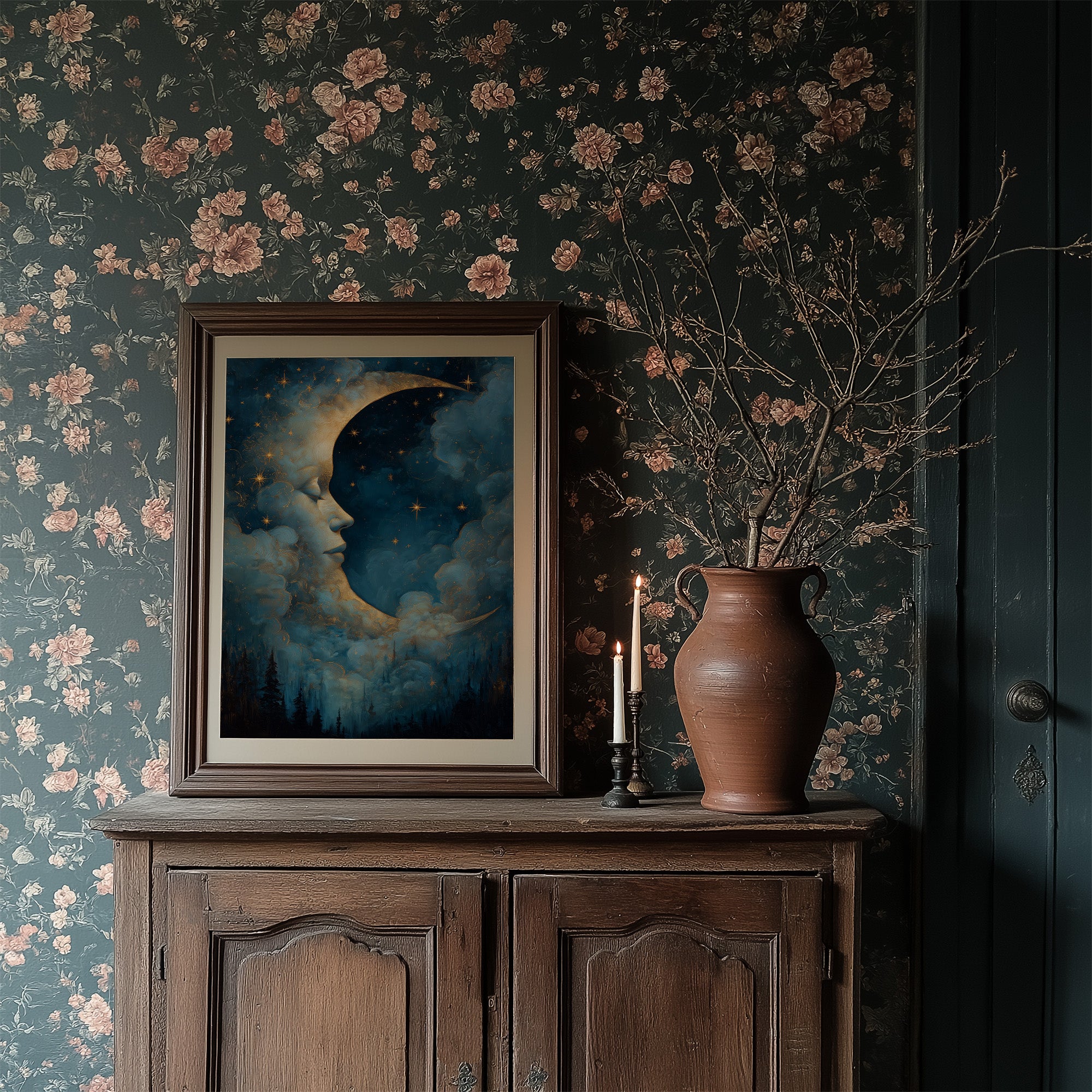 Midnight Dreams In Celestial Blue
