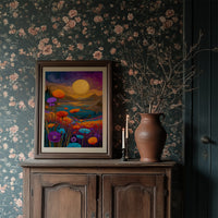 Poppies Bow To Golden Tide