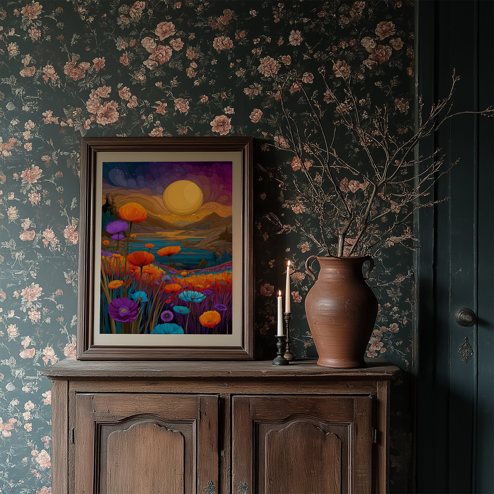 Poppies Bow To Golden Tide