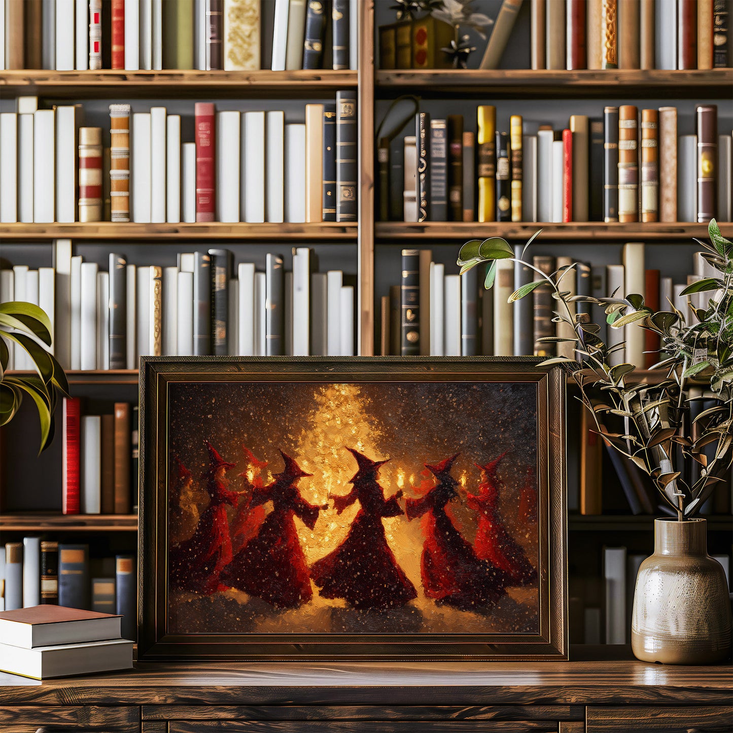 Witches Dance By Harvest Flames