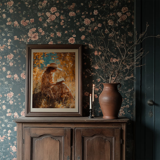 Golden Hour Among Forgotten Pages