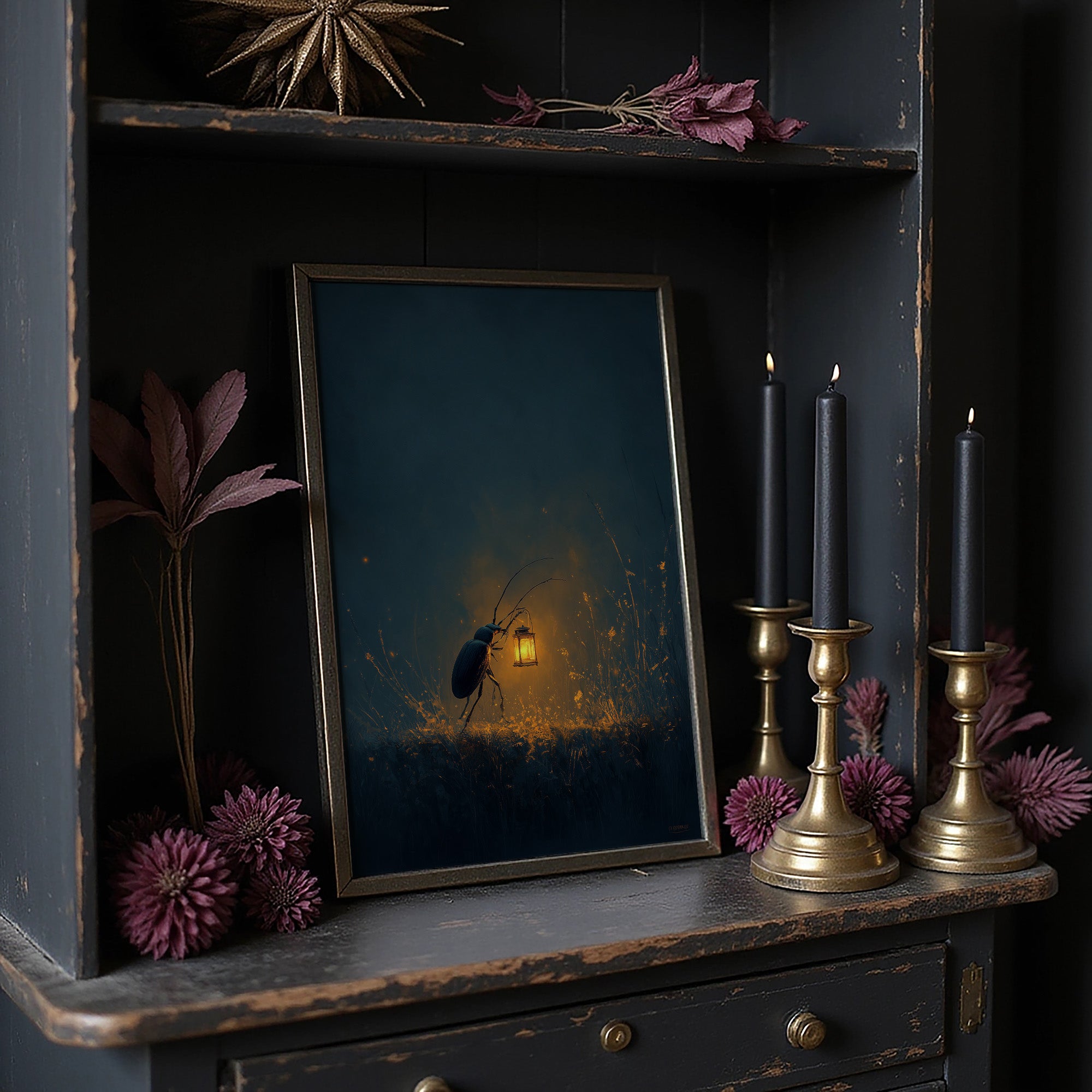 Midnight Keeper Carries Golden Light