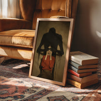 Darkness Looms Behind Crimson