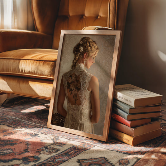 Lace And Roses Await Dusk