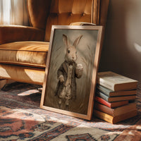 Gentleman Hare With Antique Treasure
