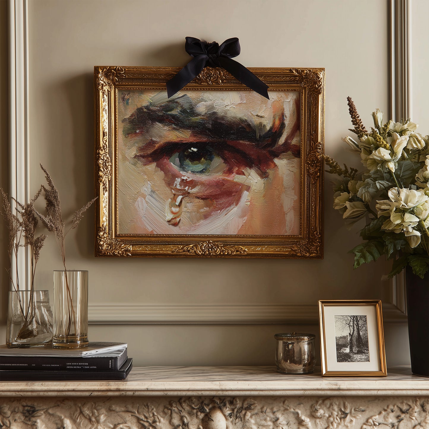 Teardrops Fall From Azure Gaze