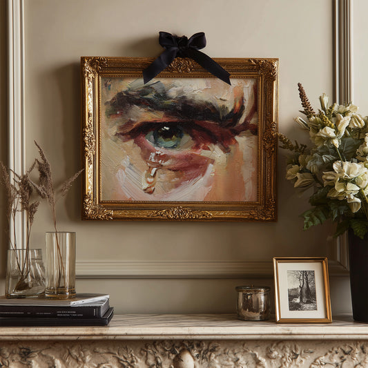 Teardrops Fall From Azure Gaze