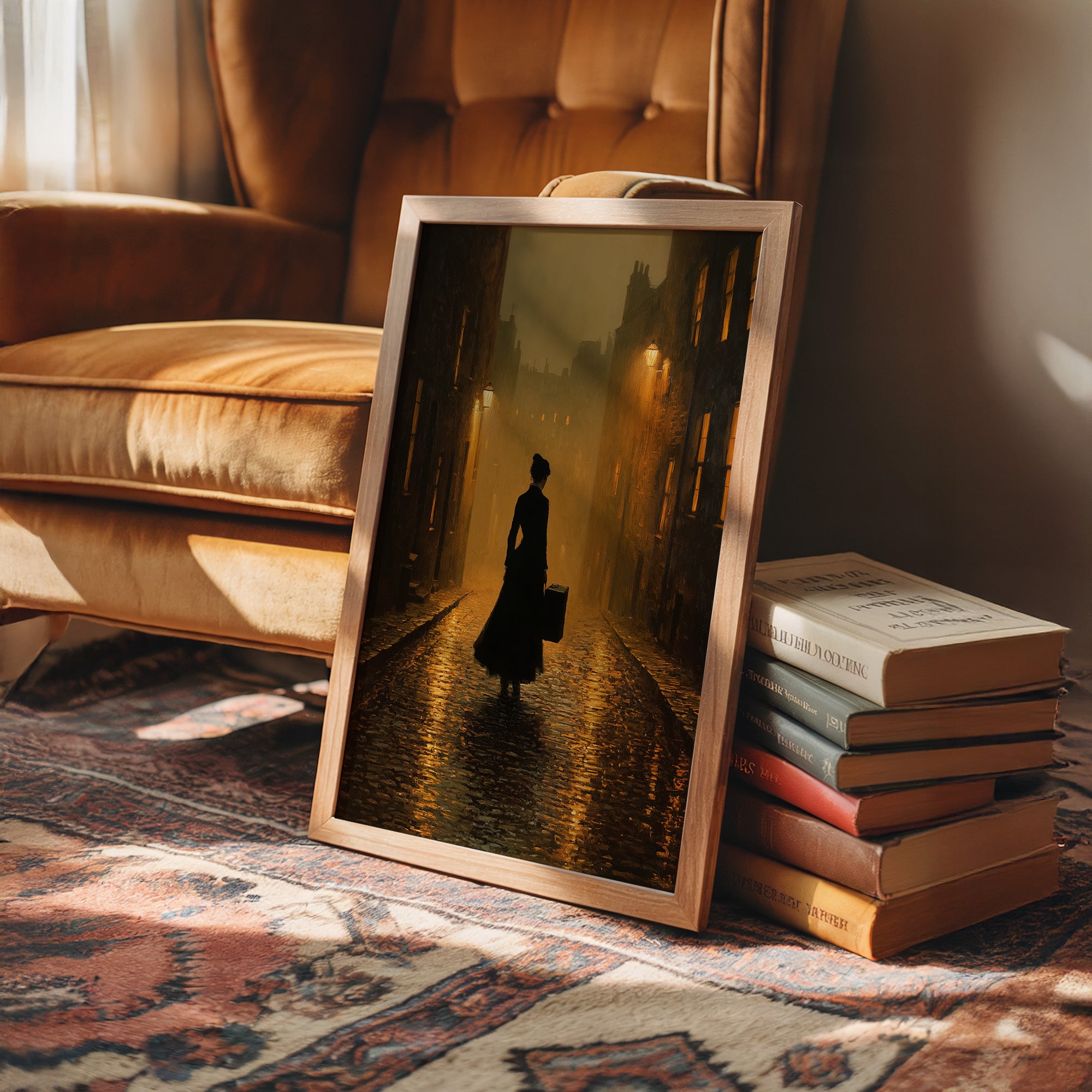 Cobblestone Journey By Gaslight