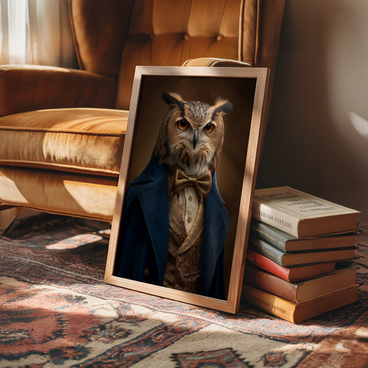 Nocturnal Gentleman's Piercing Gaze