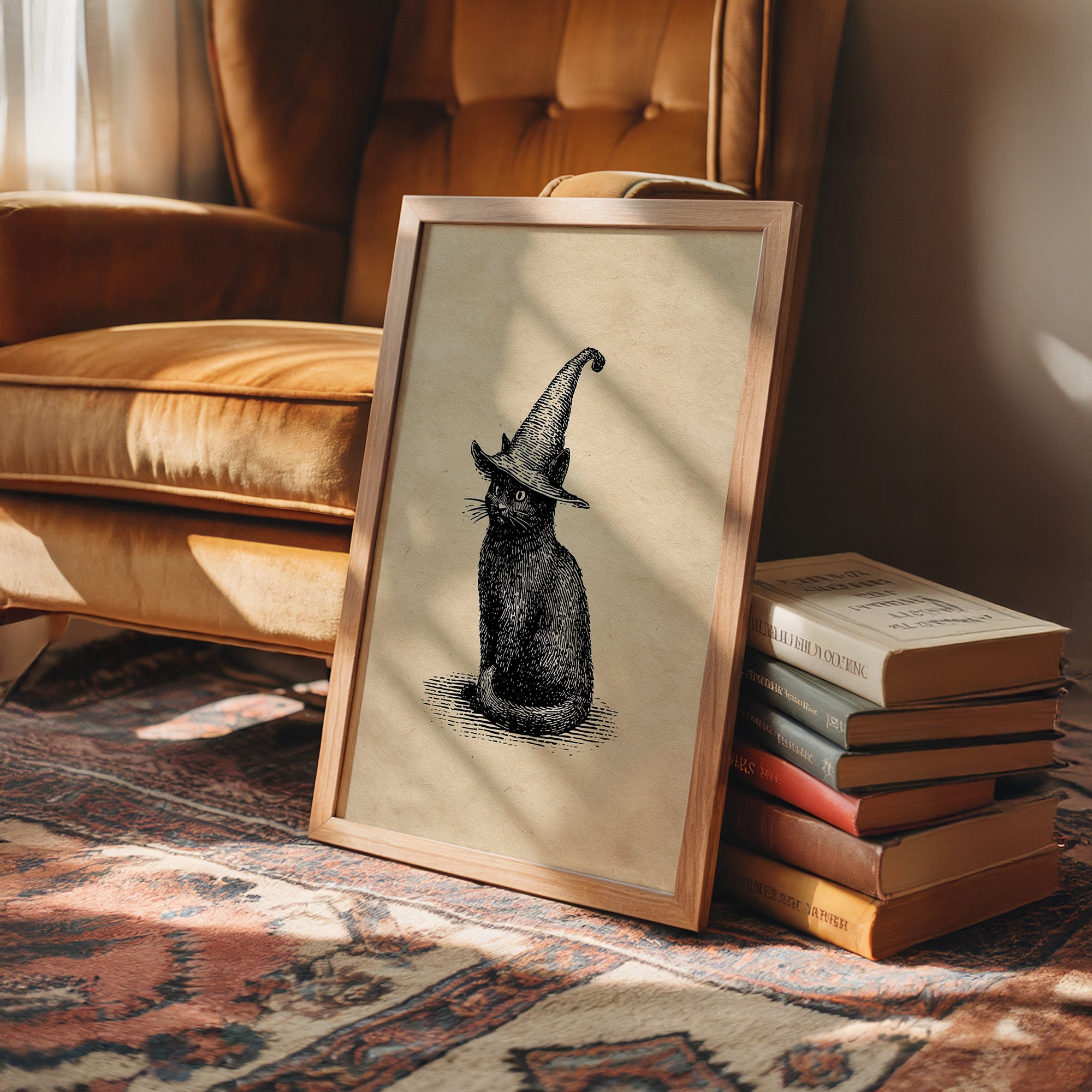 Midnight Familiar In Pointed Hat