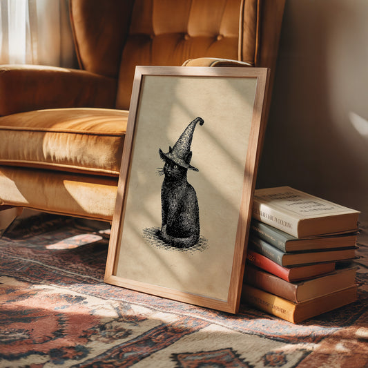 Midnight Familiar In Pointed Hat