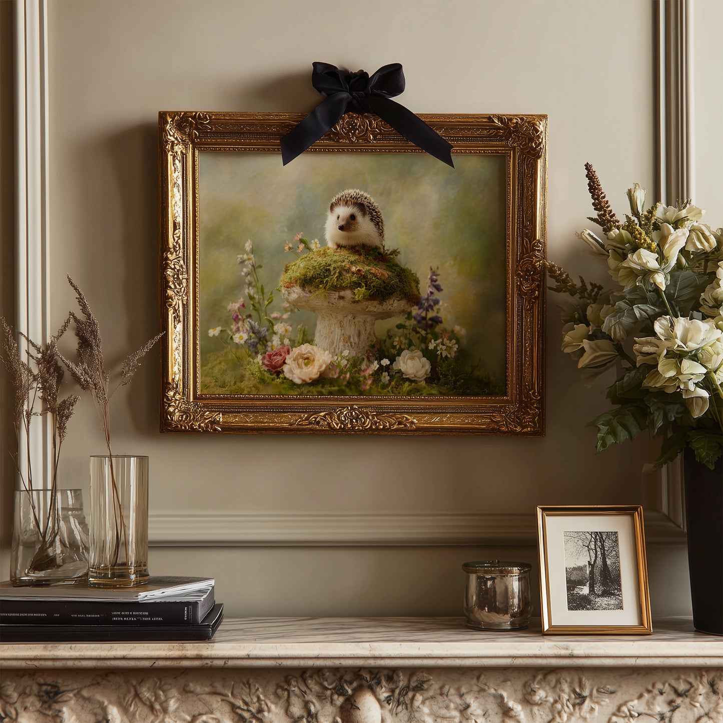 Tiny Guardian Of Mossy Throne