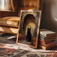 Autumn's Keeper In Stone Archway