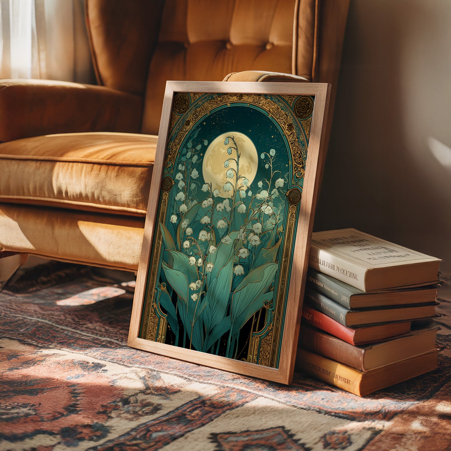 Moonlit Bells Under Starry Arch