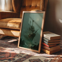 Phantom Vessel In Misty Waters