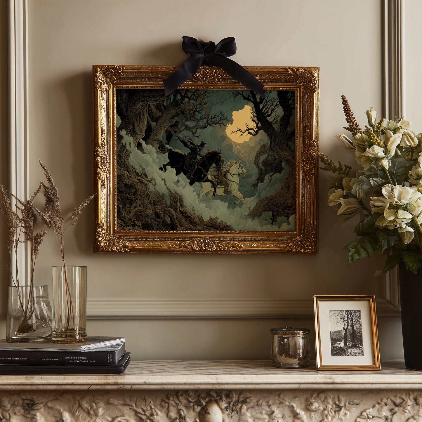 Riders Chase Amber Moon Light