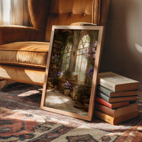 Books Bloom Where Light Enters