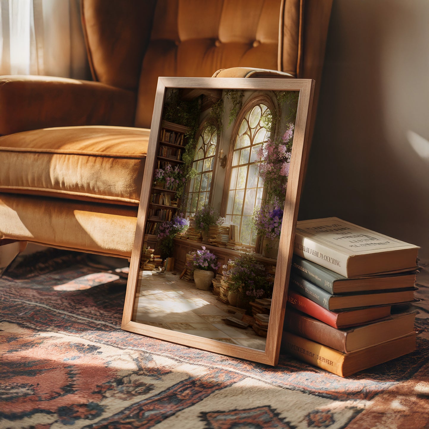 Books Bloom Where Light Enters