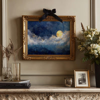 Full Moon Bathes Midnight Waters